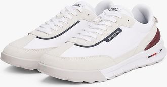 Tommy Hilfiger Mens Classic Suede Running Sneaker - White - US 11.5 / EU 45