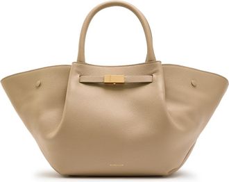 DeMellier The Midi New York Grained Leather Tote bag - Taupe - One Size