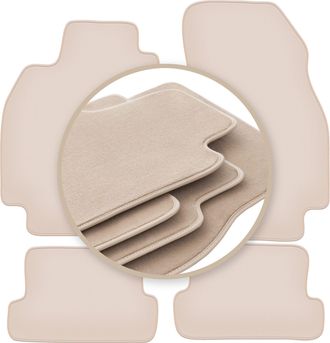 OEM Tappetini Beige Di Alta Qualit&agrave; Per: Renault Megane Ii Cc Coup&eacute;, Cabrio 2003-2010
