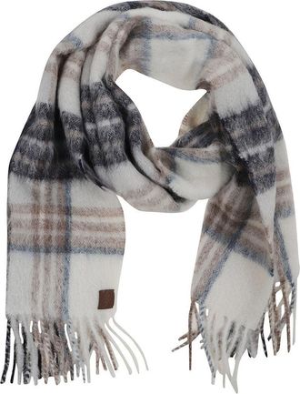 Eleventy Checked Alpaca-Wool Blend Scarf