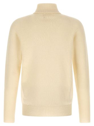 Maryya Cashmere and Virgin Wool Blend Sweater - Cream