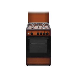 Ducati Sd554bg Cucina A Gas Libera Installazione 4 Fuochi Con Forno A Gas 49 Litri 50x50 Cm Marrone