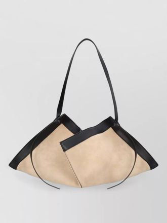 Yuzefi tote bag shoulder strap two tone design