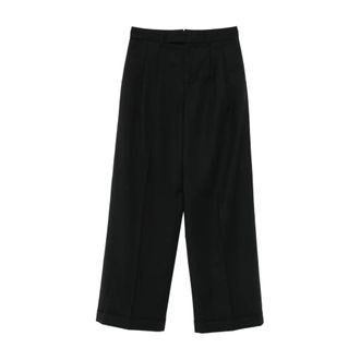BRIGLIA 1949 Wijde broek - Dames - Broeken - Zwart - Maat: XS
