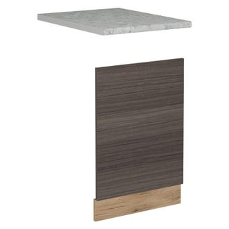 Vicco Frontal Para Lavavajillas R-line, Gris Noble, 45 Cm, Et M&aacute;rmol