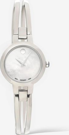 Movado Museum Amorosa Womens 0607357 Mother of Pearl Stainless Steel Watch 24mm