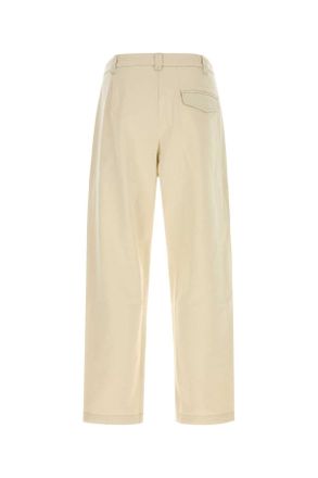 A.P.C. Mens Sand Cotton Blend Renato Pant Ecru Pantaloni