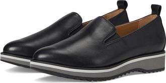 Johnston & Murphy Ulyssa Slip-On Womens Slippers Black : 6.5 M, Suede
