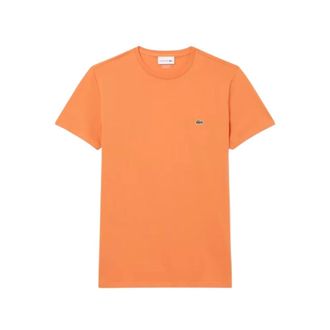 Lacoste Heren, Tops, Oranje, Maat: XS Katoen