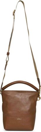 Burberry Tassen, Dames, Bruin, ONE Size, Leer, Mini Crossbody Tas