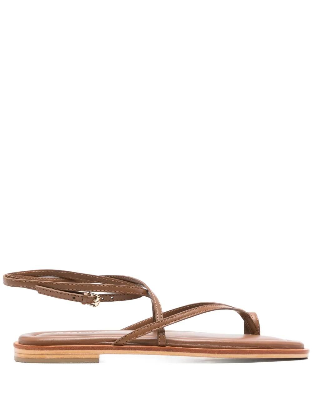 A.Emery: Brown Leather Sandals now up to −41% | Stylight