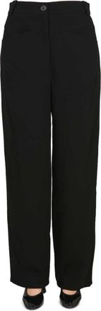 Khaite Jeans - Dames - Wijde Broeken - Zwart - S - Broeken