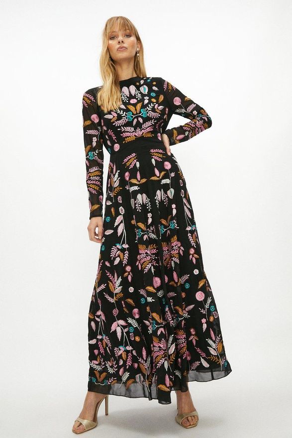 sachin and babi light blue dress SP1842,Halter Sweet 16 Dress Two Piece Embroidery Floral Long Prom Dress  sold by SofieProm on Storenvy main image 1