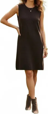 She + Sky Coffee And Cashmere Knit Mini Dress In Brown