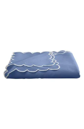 Matouk Savannah Gardens 120-Inch Tablecloth in Azure at Nordstrom, Size 120 In