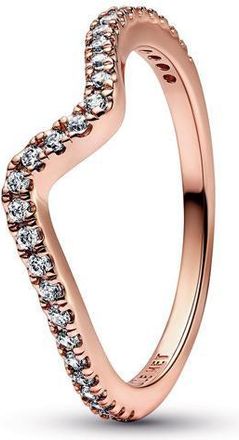 Pandora Sparkling Wave Ring