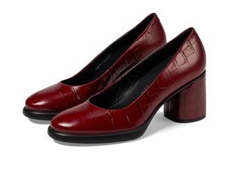 Ecco Sculpted LX 55 MM Pump Womens Shoes Brick : EU 36 (US Womens 5-5.5) M, Leather/Rubber