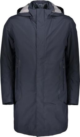 Herno Waterdichte Jas met Verwijderbare Voering - Heren - Parka Jassen - Blauw - L - Polyester - Jassen
