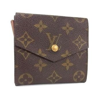 Louis Vuitton Brown Monogram Wallet (Tri-Fold) (Pre-Owned)
