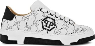 Philipp Plein Sneakers con monogramma - Bianco