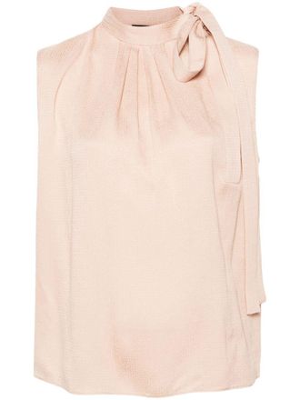 Givenchy Blusa con collo rigido - Rosa