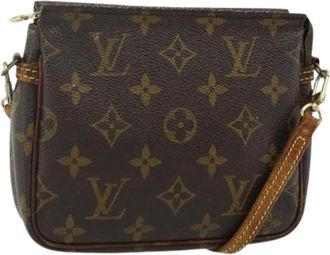 Louis Vuitton Pre-owned Cross Body Bags, female, Brown, Size: ONE SIZE Pre-owned Canvas Pouch