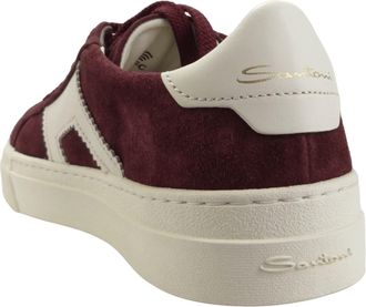 Santoni Low-Top Sneaker - Sneaker DBS1 bordeaux - Gr. UK_6 - in Braun - für Damen