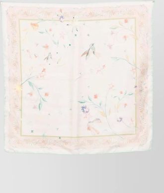 Forte_Forte silk square scarf floral pattern