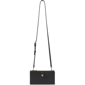 Etro Leather Wallet on a Strap in Black at Nordstrom