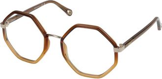 Chlo&eacute; Geometric Optical Frame - Dames - Brillen - Bruin - 53 MM - Accessoires