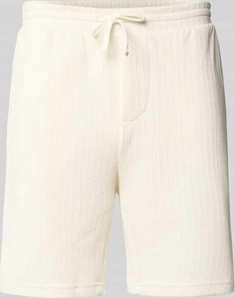 Only & Sons Regular Fit Bermudas aus strukturiertem Material Modell TREY LIFE in Offwhite, Gr&ouml;&szlig;e XXL