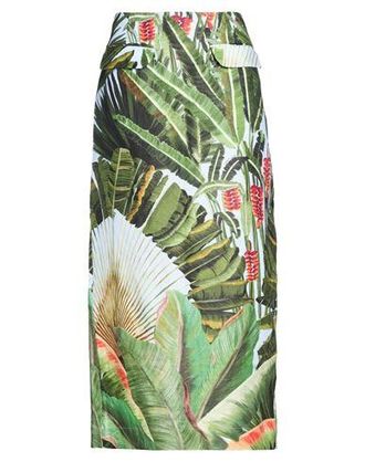 Farm Rio AMAZONIA FOREST BLUE MAXI SKIRT