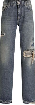 Dolce & Gabbana Jeans con effetto vissuto - Blu