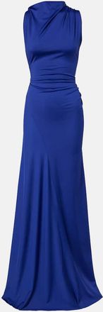 Victoria Beckham Abito lungo asimmetrico con cut-out