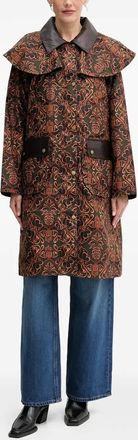 Barbour x Farm Rio Cappotto Luana - Marrone