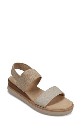 Vaneli Huda Platform Wedge Sandal in Perla at Nordstrom, Size 6.5