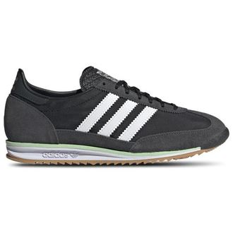 adidas Womens Originals SL 72 - Shoes Black/White/Carbon Size 10.0
