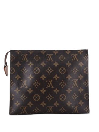Louis Vuitton Toiletry Pouch Monogram Canvas 26 clutch bag - Marrone