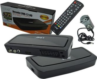 Trade Shop Trade Shop - Decodificador Digital Terrestre Tv T2 Full Hd Dvb-t2 Hdmi Usb Linq Dh1692