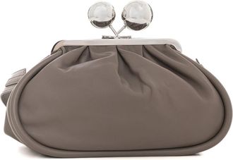 Max Mara Pasticcino Bag - Dames - Clutches - Grijs - ONE Size - Leer - Tassen