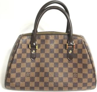 Louis Vuitton Tweedehands Canvas Louis Vuitton tassen - Dames - Vintage Handtas - Bruin - ONE Size - Vintage