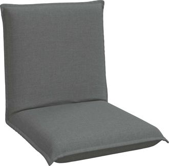 vidaXL Sill&oacute;n Ajustable Gris Oscuro Tela Vidaxl