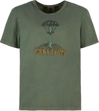 E9 Roots T-Shirt für Herren | oliv