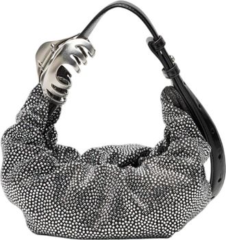 Diesel Modieuze Schoudertas met Haarklem - Dames - Schoudertassen - Zwart - ONE Size - Tassen