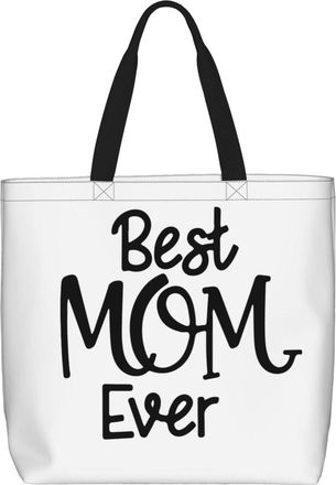 Generic Women Handbag Best Mom Ever Mothers Day Ladies Shopping Shoulder Bag Girls Casual Crossbody Bags, For Christmas, School, Gym, Daily, Holiday