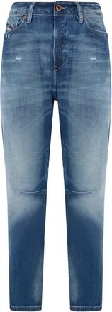 Diesel Faded Slim Fit Jeans - Dames - Slim Fit Jeans - Blauw - W30 - Katoen - Jeans