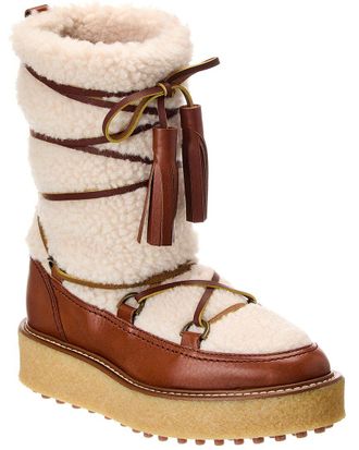 Tod's Tods Gomma Patent Knee-High Boot