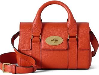 Mulberry Mini Bayswater in Coral Orange at Nordstrom