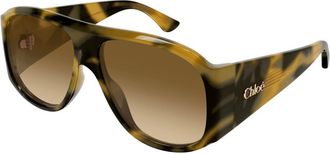 Chlo&eacute; CH0347S 005 Womens Sunglasses Tortoiseshell Size 60