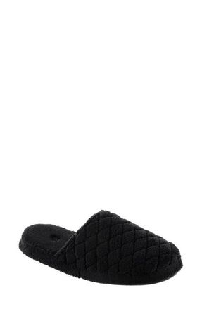 Acorn Quilted Spa Slide Slipper in Black at Nordstrom, Size X-Large
